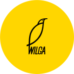 Logo Wilga zolta apla kolo RGB male